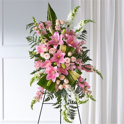 Elegant Embrace Standing Spray – ANDREW'S FLOWERS, Beaverton OR