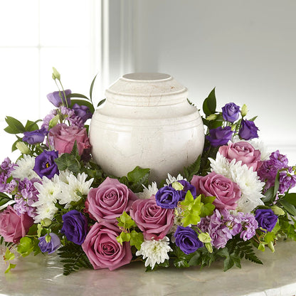 Blooming Sympathy Cremation Adornment – ANDREW'S FLOWERS, Beaverton OR