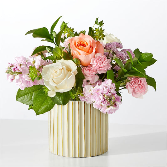 French Market Bouquet with Ivory Vase – ANDREW'S FLOWERS, Beaverton OR