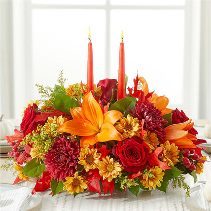 Autumn's Embrace Centerpiece – ANDREW'S FLOWERS, Beaverton OR